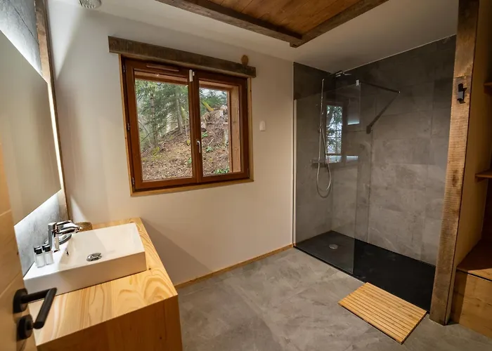 Horská chata Les Cimes - Sauna - Jacuzzi *